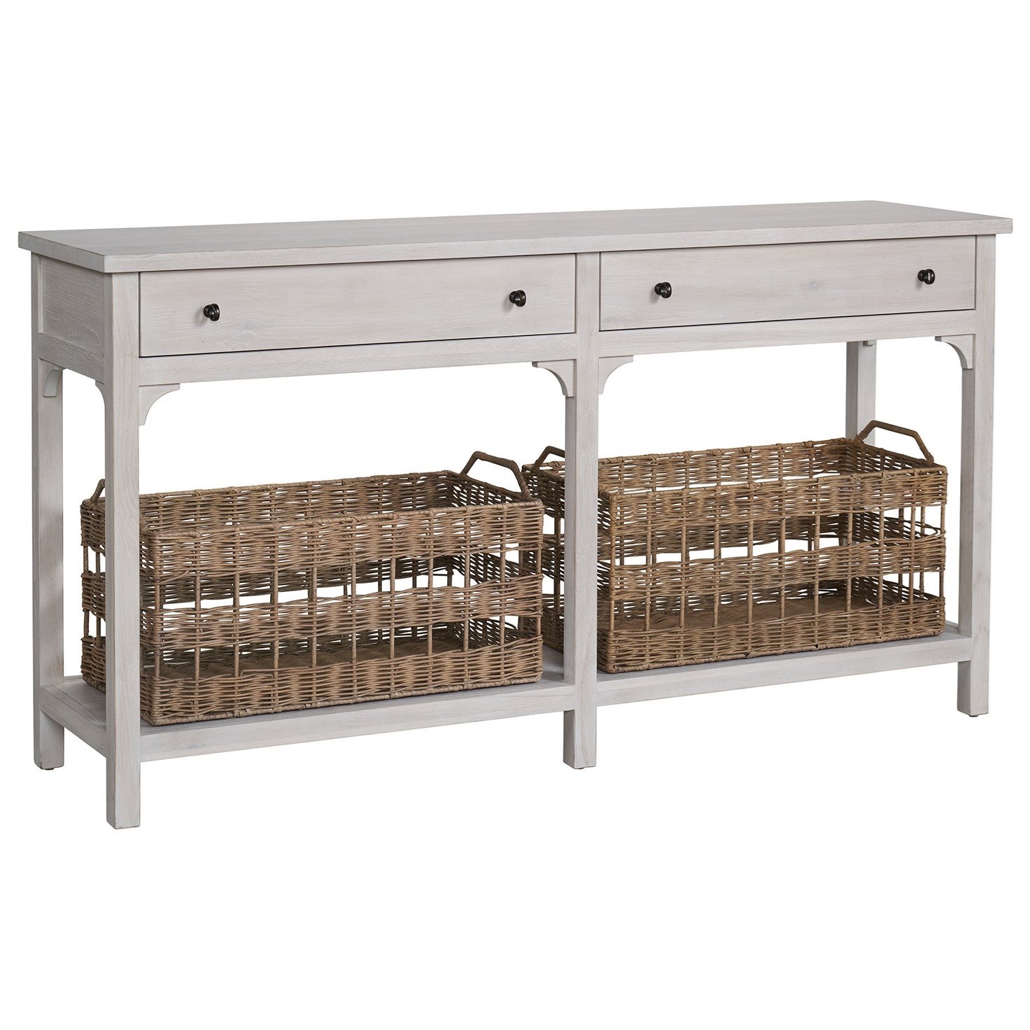 Universal Modern Farmhouse Farmhouse Kinsley Console Table with Storage